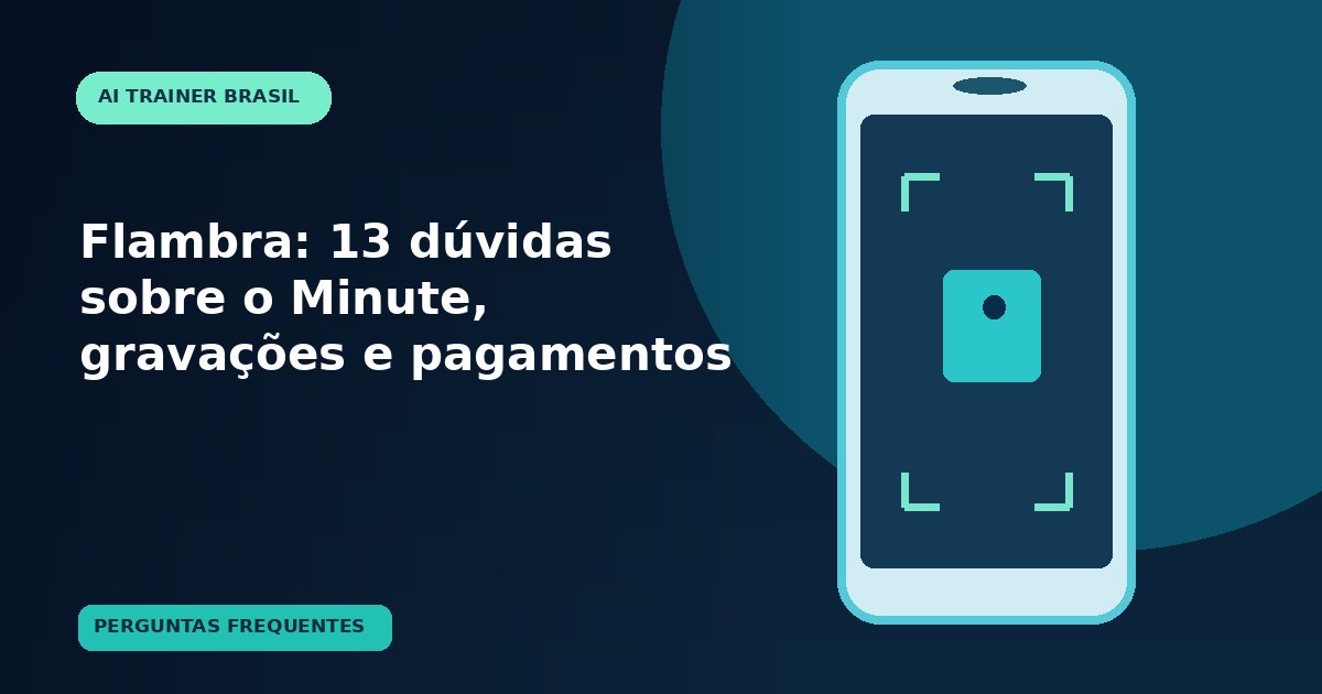 Imagem de destaque: Flambra: 13 dúvidas sobre o Minute, gravações e pagamentos