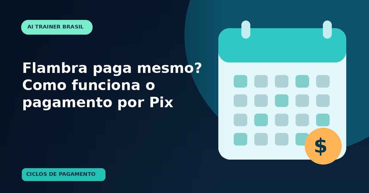 Imagem de destaque: Flambra paga mesmo? Como funciona o pagamento por Pix
