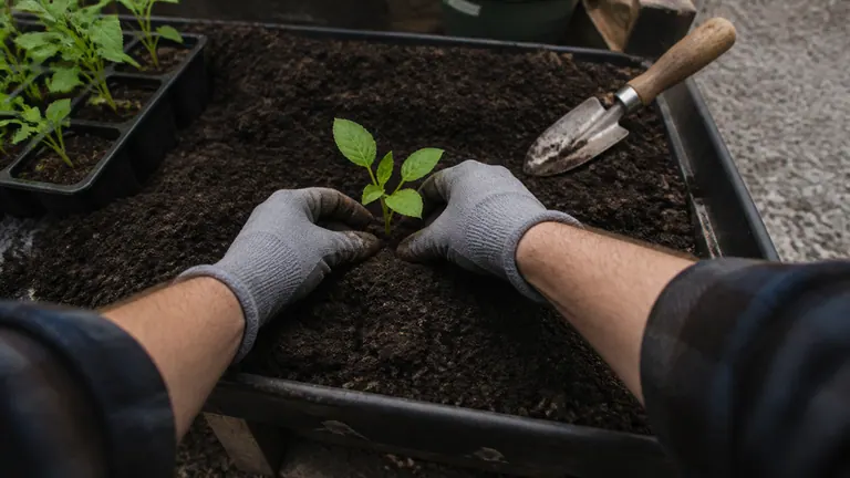 Exemplo visual da tarefa MIMIX: Regar plantas externas