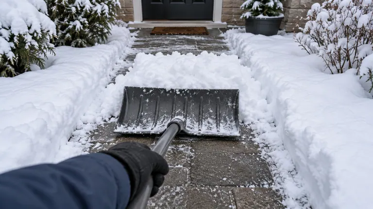 Exemplo visual da tarefa MIMIX: Remover neve com pá