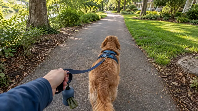 Exemplo visual da tarefa MIMIX: Passear com o cachorro